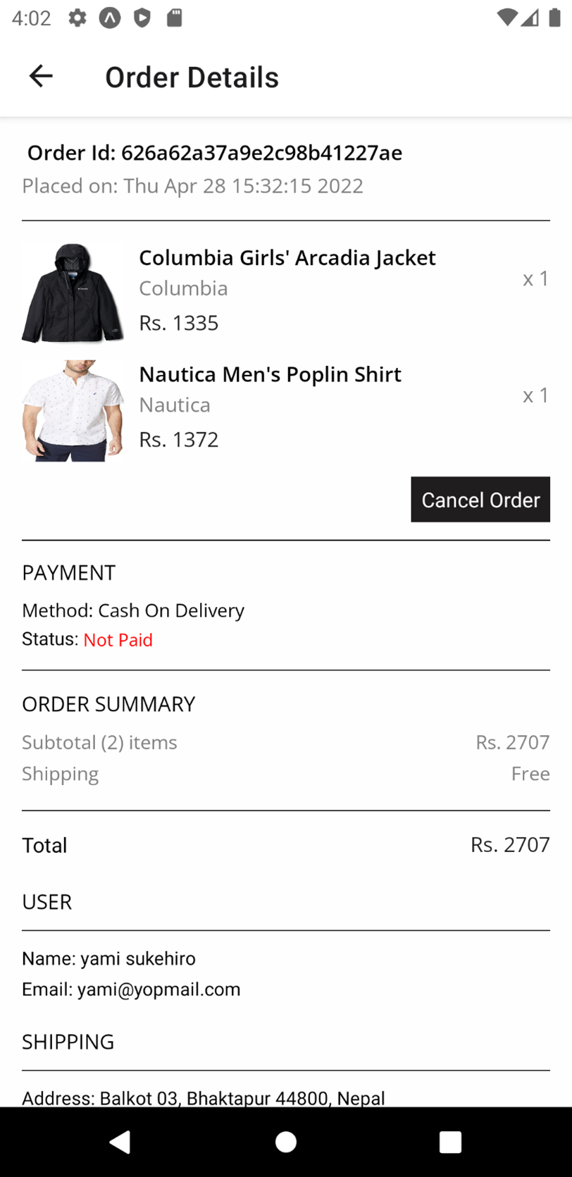 Citadel Clothing Mobile